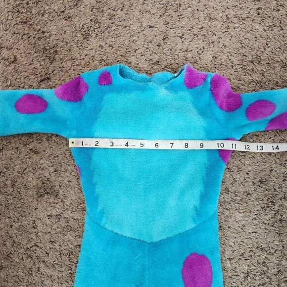 Disney Monsters Inc Sully Furry Fuzzy One Piece Costume NO TAIL/MASK 12-18M - Picture 7 of 9